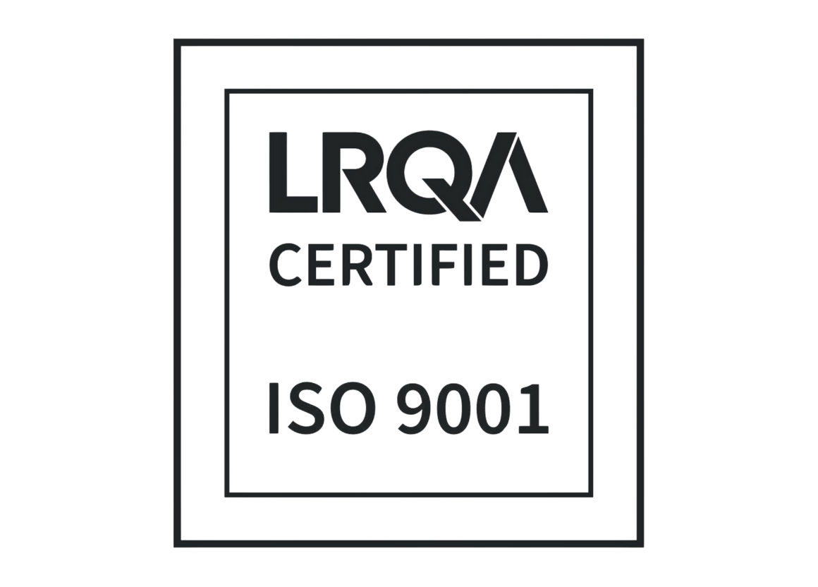 LRQA Certified ISO 9001